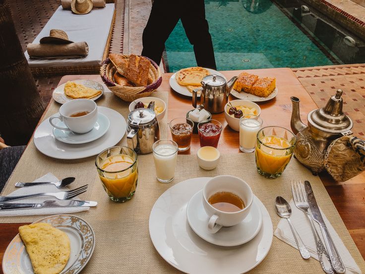 Breakfast at the Riad